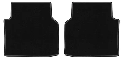 Produktbild von Velours-Fußmatten Hinten für Volkswagen ID.4 2020- (Crossover) – 2-tlg, Schwarz, passgenau – Wielganizator LUX