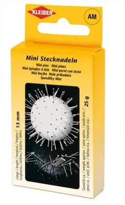 Produktbild von KLEIBER Mini-Stecknadeln beinhaltet: ca. 25 g