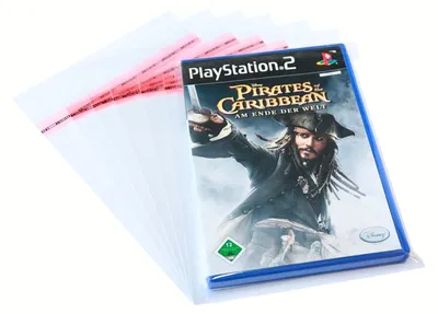 Produktbild von Folienschutzhüllen für Playstation 2 Spiele 200 Stück
