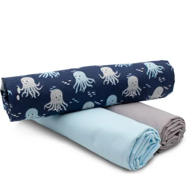 Imagen del producto de Kit de 80 piezas de tela de algodón para proyectos de costura y manualidades. Incluye 1 estampado y 2 telas lisas, cada una en un paquete de 0,5 metros. Ideal para proyectos de "hágalo usted mismo" (DIY)