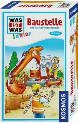 Produktbild von Kosmos WAS IST WAS Junior - Auf der Baustelle, Brettspiel, Lernen, 5 Jahr(e)