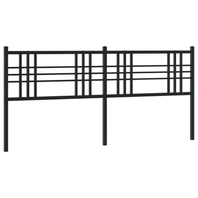 Produktbild von Kopfteil Metall Schwarz 180 cm