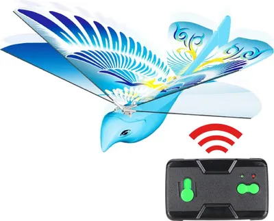 Image de Drones électroniques oiseaux volants Télécommande Oiseau Léger Lumlen Jouet de simulation pour enfants