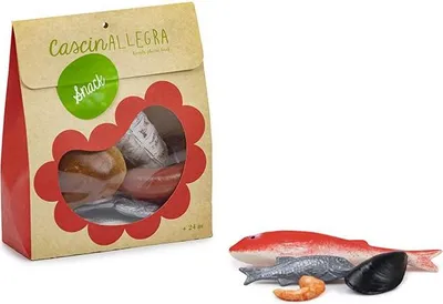 Immagine prodotto di Set di giocattoli EurekaKids "Carne e pesce" - Giocattoli didattici per giochi di ruolo