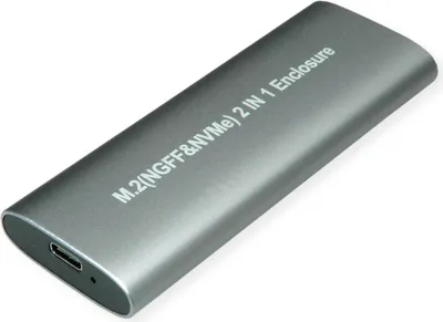 Zdjęcie produktu dla Value 16.99.4132 Speicherlaufwerksgehäuse SSD-Gehäuse Silber M.2 (16.99.4132)