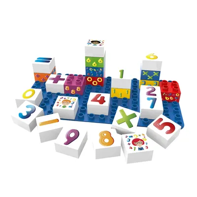 Produktbild von BiOBUDDi 27-teiliges Baustein-Set Zahlen BB-0002