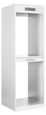 Produktbild von Waschmaschinenschrank - 67 x 208 cm - 1 Schublade - Weiß Nachbildung