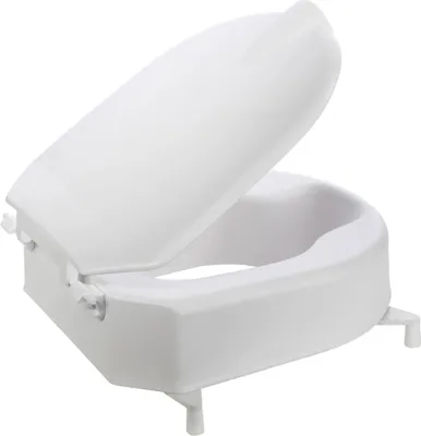 Produktbild von MKW Kompakt Monarch WC-Sitz Erhöhung 10cm mit Deckel, 1 Stk.