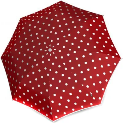 Produktbild von Knirps Taschenschirm T.200 Medium Duomatic dot art red