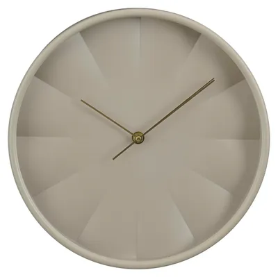Immagine prodotto di Orologio Da Parete Tikki Grigio, Diametro 30 Cm, Mica