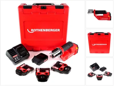 Produktbild von Rothenberger ROMAX Compact TT, Gerader Griff, Metall, Kunststoff, Schwarz, Metallisch, Rot, Deutschland, 1,5 cm, 2,8 cm