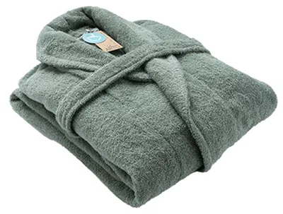 Immagine prodotto di ARTG - Vestaglia da uomo/donna unisex, collo a scialle LT5006 (L-XL) (verde antico)