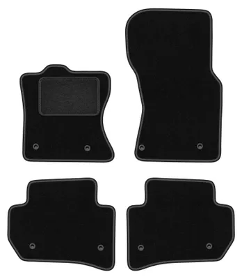 Immagine prodotto di Tappetini in moquette per Jaguar F-Pace dal 2016 (SUV) – set 4 pezzi, neri, su misura – Wielganizator LUX