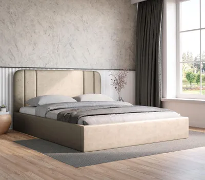 Obrázek produktu pro Čalouněná postel 140x200 MARGARIDA 1 - béžová