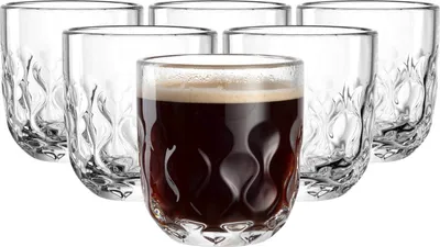 Produktbild von Leonardo GOCCE Kaffeeglas (2) 220 ml 6er Set