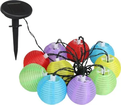 Produktbild von EGLO 47339, Mehrfarbig, Kunststoff, Eingang, Garten, Terrasse, 10 Glühbirne(n), LED, 0,75 W