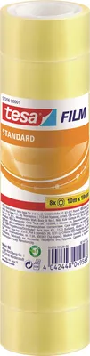 Obrázok produktu pre TESA 57206-00001-01, Priehľadná, Ručná práca, Balenie, Polypropylén (PP), 10 m, 19 mm, 8 kusov