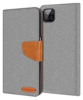 Obrázek produktu pro Kryt mobilního telefonu Samsung Galaxy A22 5G pouzdro Wallet Flip Case Ochranný kryt Fabric Cover