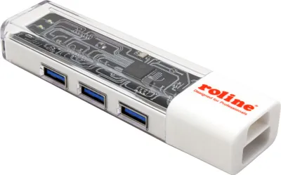 Obrázek produktu pro ROLINE 14.02.5062, USB typu C, USB 3.2 Gen 1 (3.1 Gen 1) Type-A, 5000 Mbit/s, Bílá, Plast, 0,12 m