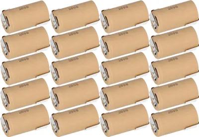 Obrázok produktu pre 20x Panasonic Akku Sub-C 1.2V 3000mAh PBK300SCEY1 PP NiMH Z-Lötfahne