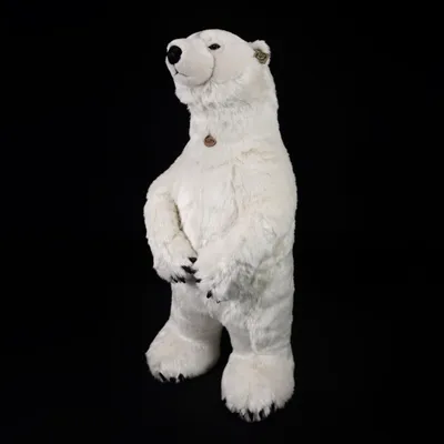 Zdjęcie produktu dla Rappa, pluszowy miś polarny, 100 cm, wykonany z materiałów przyjaznych dla środowiska