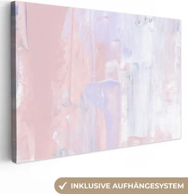 Obrázek produktu pro OneMillionCanvasses® - Plátno - Barva - Pastel - Design, nástěnný obraz, nástěnné dekorace obrazy obývací pokoj, 120x80cm