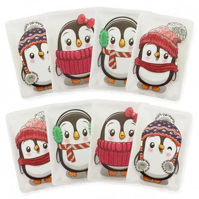 Produktbild von Set mit 8 Handwärmern – Wiederverwendbare Wärmepads – Angenehme Wärme – Modische Designs – Ideal für Kinder und Erwachsene – Handwärmer...