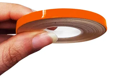 Image de Bande autocollante décorative pour voitures, KTM Orange, 5 mm x 10 m
