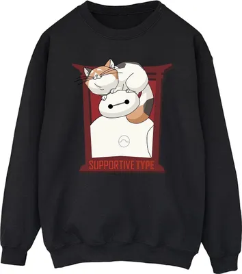 Produktbild von Disney - "Big Hero 6 Support" Sweatshirt für Herren BI15342 (L) (Schwarz)