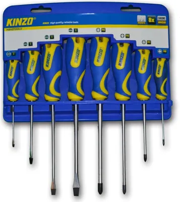 Produktbild von KINZO Schraubendreher Satz Schraubenzieher 8-tlg.