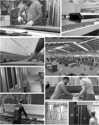 Produktbild von Braune moderne Drehtür Innovative Designtür Hochwertige Türen