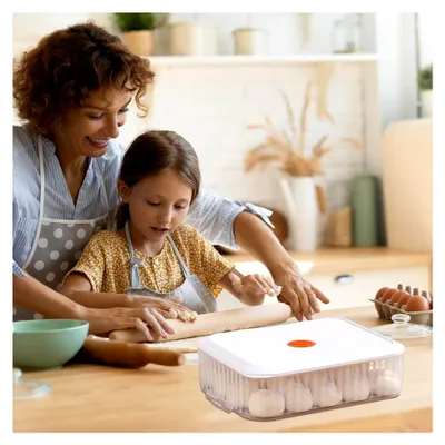 Produktbild von Proofbox für Teig, 31 x 23 x 9 cm, PP, Pizzaschneidbox, Gärbehälter, wasserdicht, für Küche, Bäckerei, Restaurant