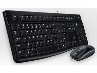 Immagine prodotto di Logitech Desktop MK120 - Tastatur-und-Maus-Set - USB - US International (920-002563)