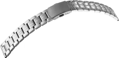 Produktbild von Gliederband Edelstahl Armband in silber poliert