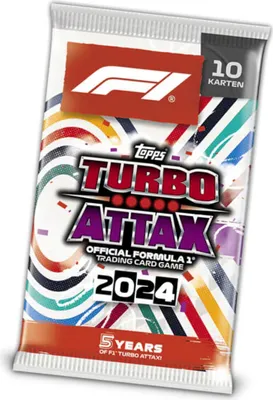 Produktbild von Topps Turbo Attax Karten Formula 1 - 2024 - 1 Booster Sammelkarten