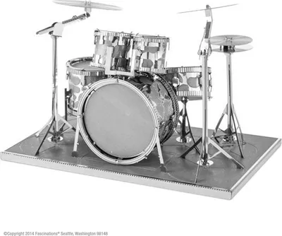 Produktbild von Metal Earth Drum Set, Bausatz, Metall