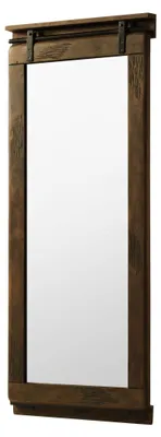 Immagine prodotto di MASSIVMOEBEL24 | Spiegel Mango 59x6x145 braun lackiert RAILWAY #4010