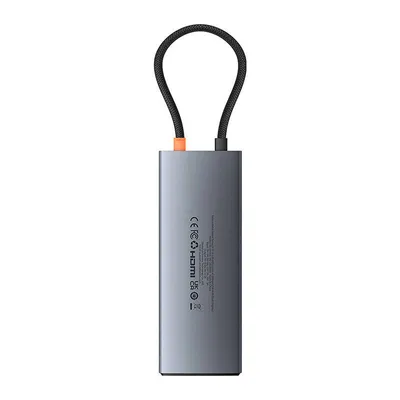 Immagine prodotto di Hub Baseus 10in1, 2x HDMI, USB-C, 3x USB-A, RJ45, SD/TF, PD, grigio