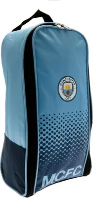 Produktbild von Manchester City FC - Sáček na boty s barevným přechodem TA5950 (jedna velikost) (modrý)