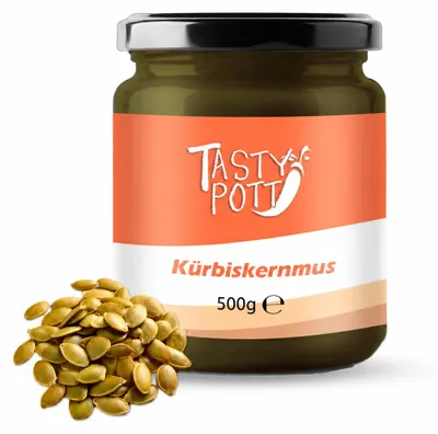 Produktbild von Tasty Pott Kürbiskernmus 500g