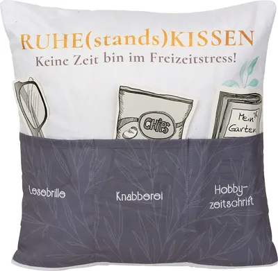 Produktbild von HERGO Sofahelden Kissen "Ruhestandskissen"