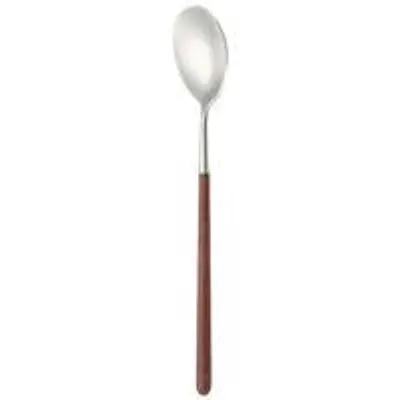 Image de Couverts en argent - cuillère en acier inoxydable - long manche - pour la cuisine et la salle à manger