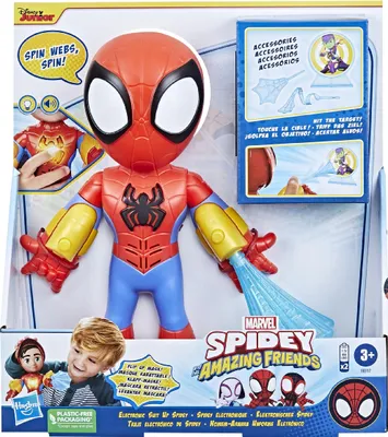Obrázok produktu pre Marvel Spidey a Super Buddies Interaktívna figúrka Spidey 25 cm svetelný zvuk F8317