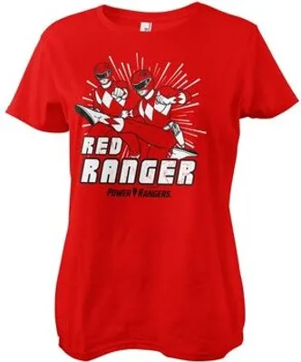 Produktbild von Red Ranger Girly Tee - Medium - Red