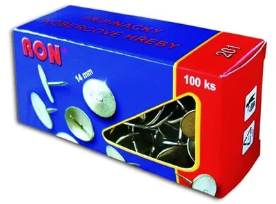 Obrázok produktu pre Připínáčky RON 201, 14 mm, 100 ks