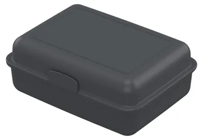 Image de Boîte à lunch 'Pause-Box' en bioplastique - boîte à pain robuste avec fermeture à clic pour enfants et adultes - ardoise