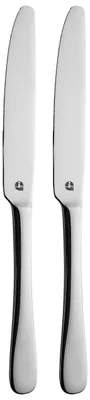 Tafelmesser-Set 2er-Pack, Edelstahl 18/0, silber, klassisch