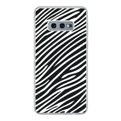 Produktbild von MuchoWow® Handyhülle Schutzhülle Hülle für Samsung Galaxy S10e Tiermuster - Zebra - Schwarz Silikon Softcase Handy Hülle - Handy