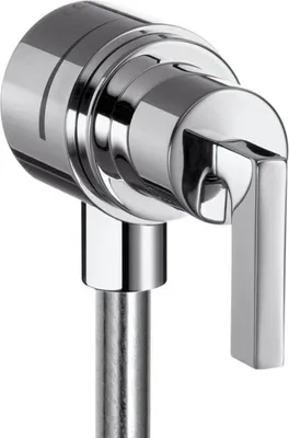 Obrázok produktu pre Hansgrohe Fixfitstop nástenný uzatvárací ventil Axor Citterio chróm s pákovými rukoväťami, 39882000