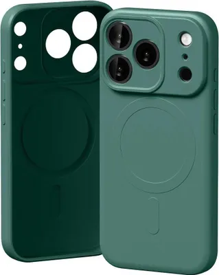 Zdjęcie produktu dla Etui Mercury Semi-Silicone Magsafe Do Iphone 17 Pro Zielony
